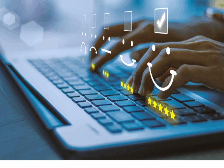 Transformación digital empresarial mediante inteligencia artificial conversacional mostrando automatización de procesos y mejora de experiencia del cliente