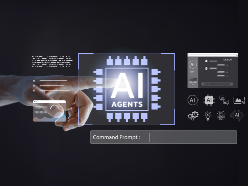 Desarrollador de software trabajando con código en pantalla en entorno de inteligencia artificial