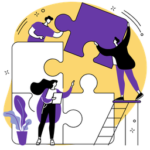 Equipo de TI externo colaborando de forma remota