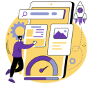 Persona digitalizando un formulario desde un dispositivo móvil