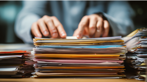 Gestión de gran volumen de documentos empresariales para automatización contractual
