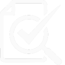 Ícono de documento con check que representa evidencia digital validada para auditorías ISO.